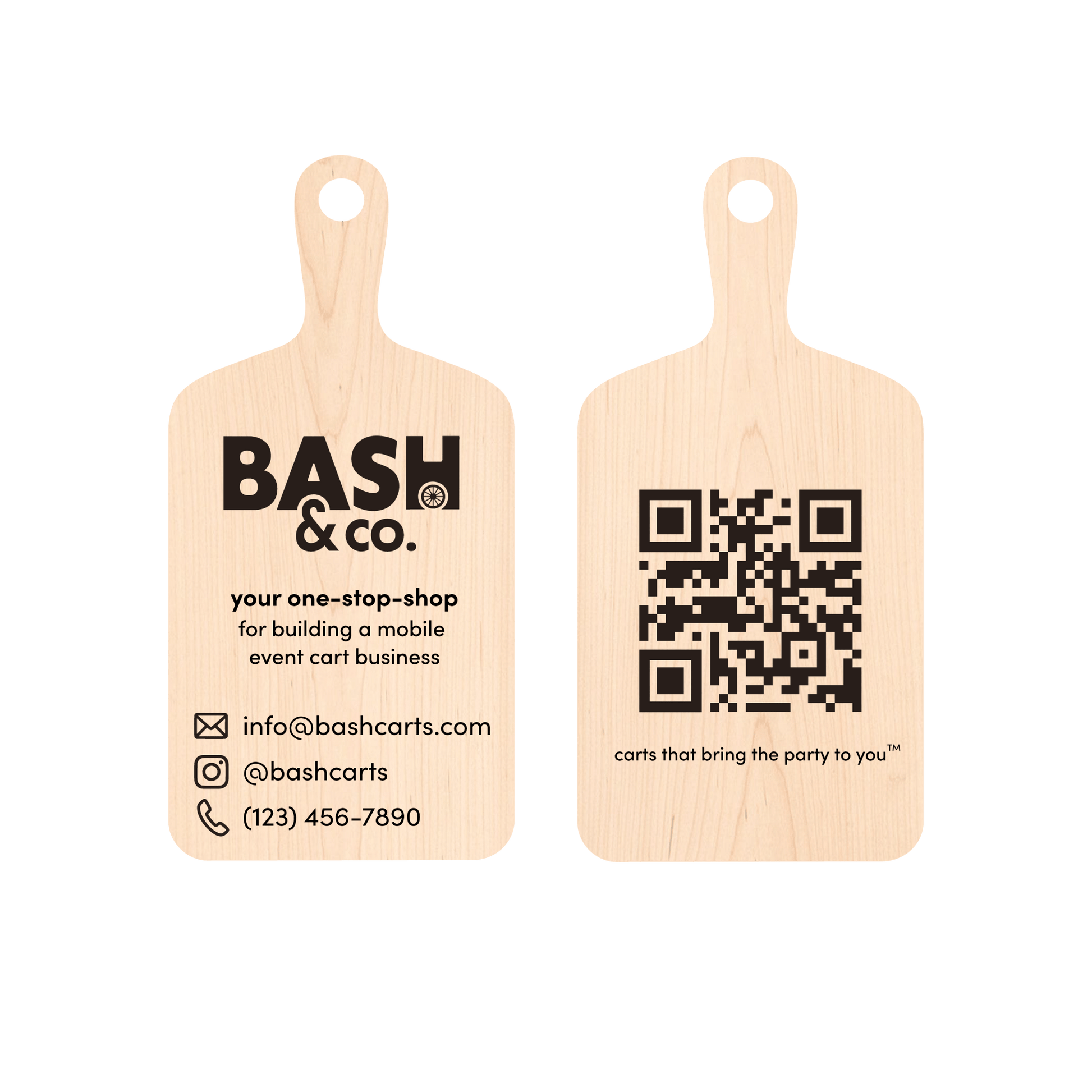 Charcuterie Business Cards - Bash & Co.